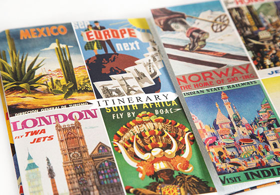 Itinerary gatefold
